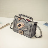 Crossbody bag Fashion Women Bag Women Purses And Handbags Designer Brand Ladies Hand Bags PU Leather Chain Shoulder Bag 751