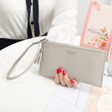 CITY LIGHT New Women Wallet Long Fashion Zipper Tassel Clutch Hand bag Purse Female  Mobile phone bag Lady  Carteira Feminina