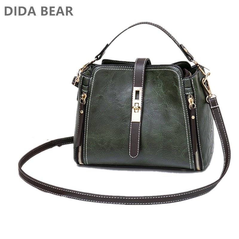 DIDABEAR Women's bag Women Leather Handbags Vintage Lady Hand Bags Women messenger Shoulder bag Small Purse Sac A Main Bolsa