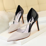 Fashion Sexy High Heels Shoes Women Pumps Mixed Colors Pumps Women Heels Women Shoes Crystal Wedding Shoes Summer Women Sandals