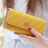 Fashion Women Hand Bags Ladies Coin purse Ling metal Crown Women wallet
