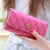 Fashion Women Hand Bags Ladies Coin purse Ling metal Crown Women wallet