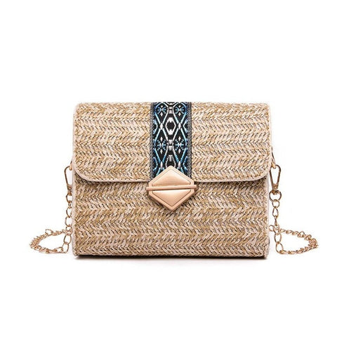 Feminine Bolsos Mujor Small Straw Bag Women Wicker Rattan Bag Female Summer Woven Cross body Bags Ladies Handmade Woven Handbag